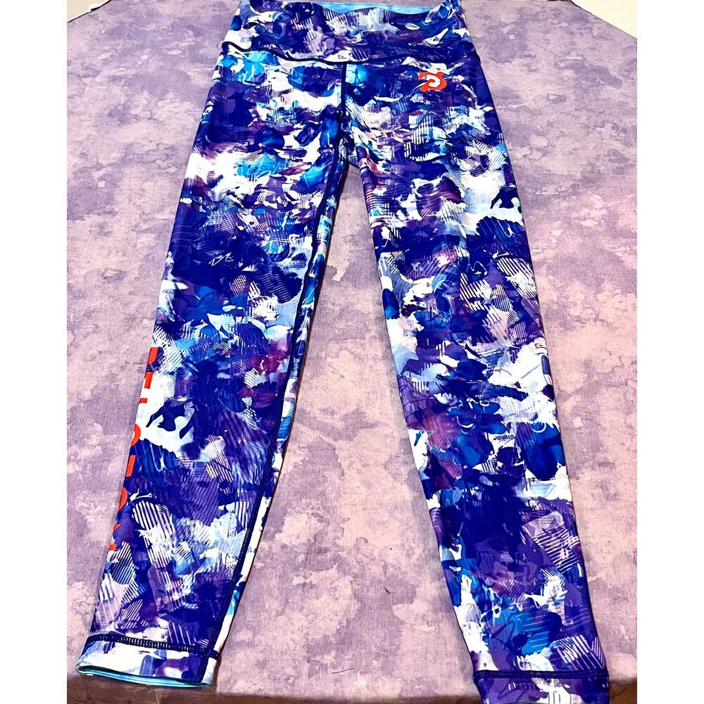 Peloton Blue Moves High Waist Leggings - Size M  - NEW